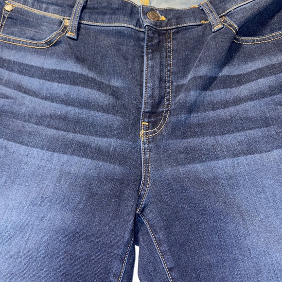 Talbots Dark‎ Blue Slim Ankle Jeans 12 - Picture 6 of 7